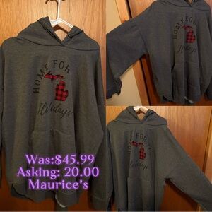 Home for the holidays Michigan hoodie